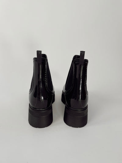 Milano Patent Boot // Black