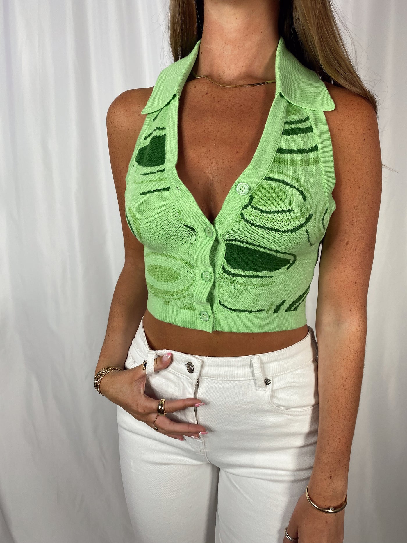 Millie Top // Lime