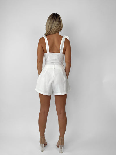 Italian Lovers Bodysuit // White
